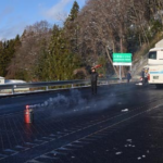 山形県バス協、トンネル火災を想定し避難訓練