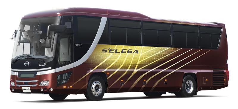 日野自動車、大型観光バス「日野セレガ」自動検知式「ドライバー異常時対応システム」を搭載して新発売