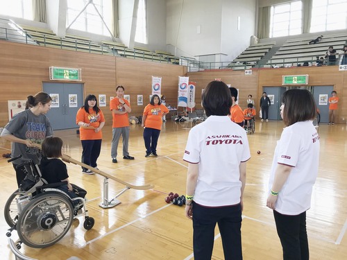 レク・ボッチャ全道大会、旭川トヨタが協賛