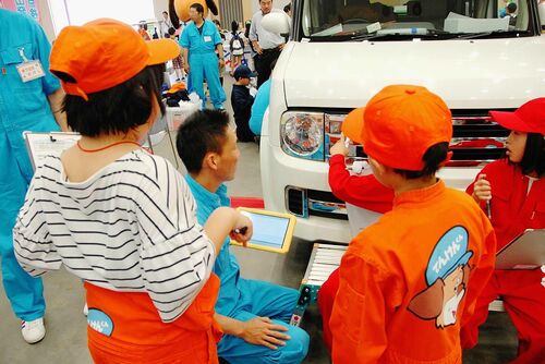 釧路整振、小学生向け職業イベント開催　模擬整備工場を出展