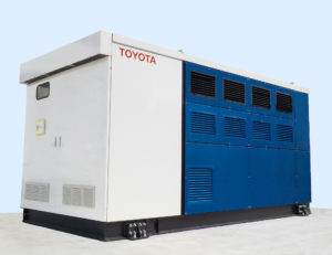 トヨタ自動車、本社工場に、MIRAI用FCシステムを活用した定置式FC発電機を導入