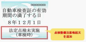 国交省、検査標章の点検整備注意喚起文のパブコメ募集