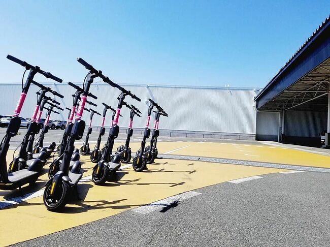 トヨタ九州　電動キックボードで工場内の移動効率化