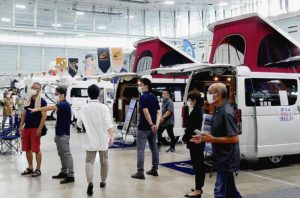九州キャンピングカーショー開催　根強い人気、各社工夫凝らす