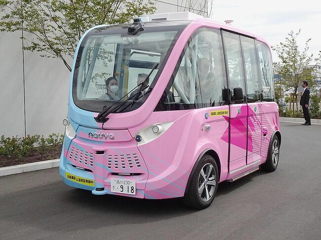 自動運転バス初の定常運行　羽田空港隣接の先端技術拠点で