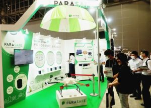 部品メーカー、ドローンビジネスに関心　試作機や技術紹介