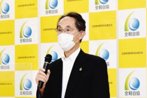 全軽自協会長が会見　電動化、軽の長所損なわずに