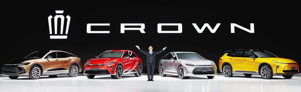 トヨタ、新型「クラウン」世界初公開　４車形用意、今秋から順次発売