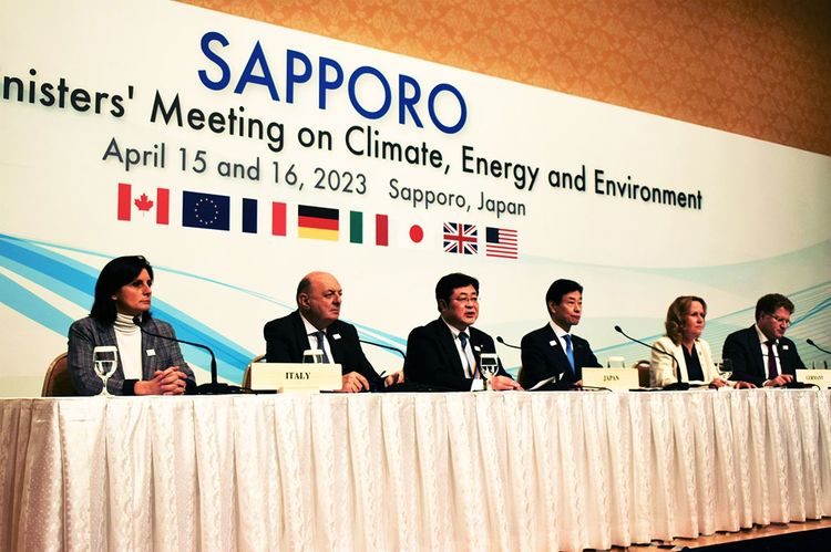 Ｇ７札幌が共同声明　35年の新車販売、多様な選択肢で脱炭素化
