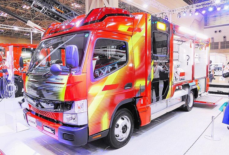 モリタホールディングス　日本初ＥＶベース消防車のコンセプトモデル公開