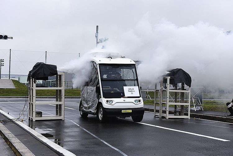 自動車技術会　「自動運転ＡＩチャレンジ」、障害物配置コースで走行距離競う