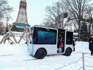 良品計画　新型自動運転バス、「さっぽろ雪まつり」で初公開