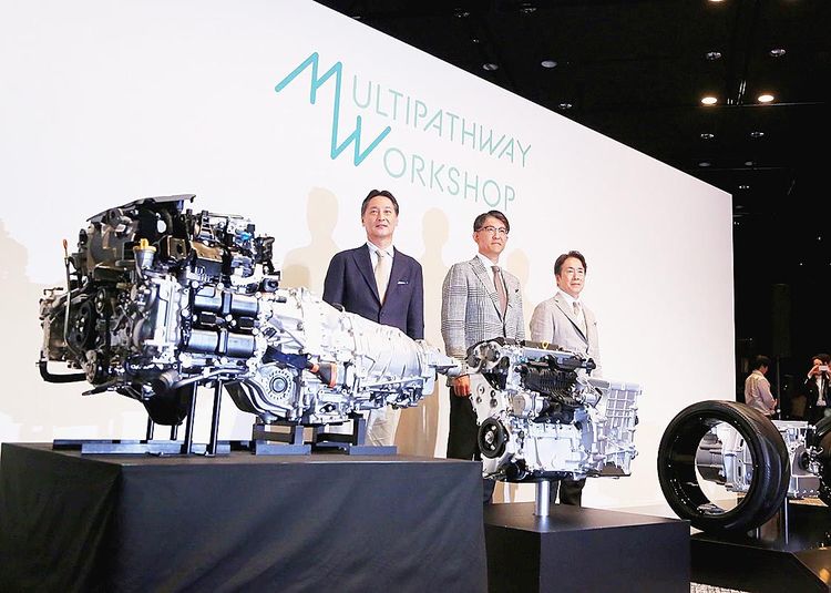 トヨタ・スバル・マツダ　エンジン技術合同発表、電動化と組み合わせ脱炭素