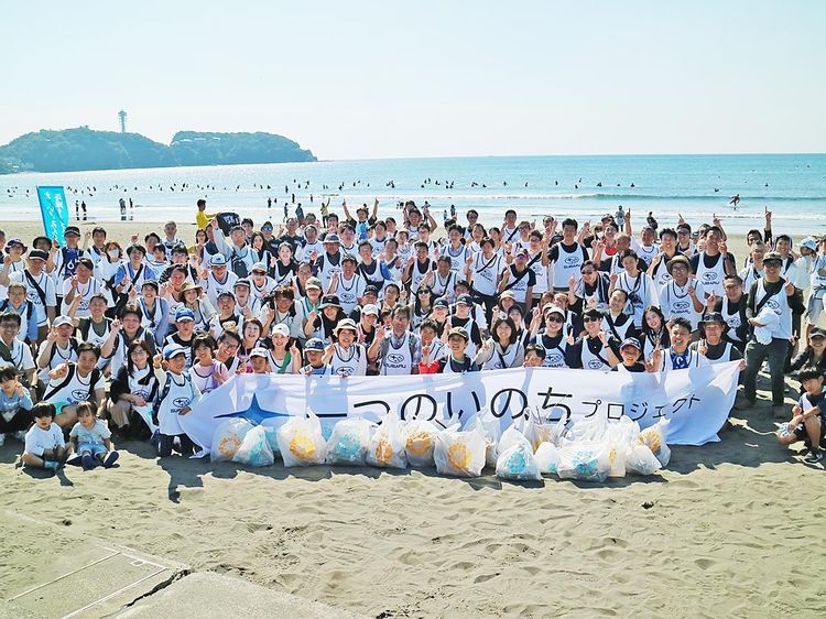 スバルと首都圏３社　地域貢献へ海岸清掃、社員と家族ら160人参加