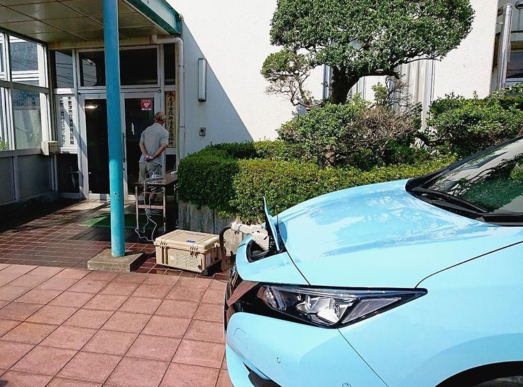 災害時、広がる電動車の活躍　自動車メーカーはアプリで配車支援