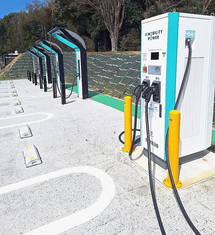 国内のEV充電網、6万8千口に　1年で1.7倍　まだ遠い2030年30万口の政府目標