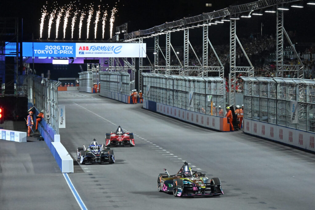 3年目のフォーミュラE「東京Eプリ」　日本勢は表彰台に届かず　初のナイトレース開催